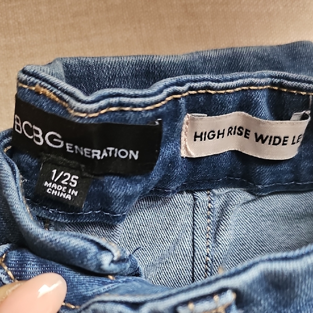 BCBGeneration High Rise Jeans - Classic Blue